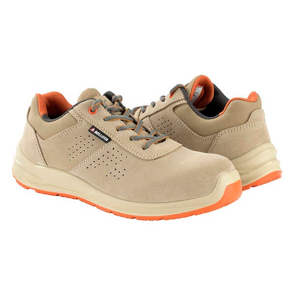 ZAPATO FLEX S1P PU+PLA MF BELLOTA FTW02 BEIGE