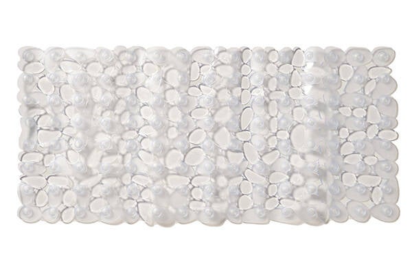 ALFOMBRA BAÑERA/DUCHA MARELIA BLANCA DINTEX 72X33 CM 05217