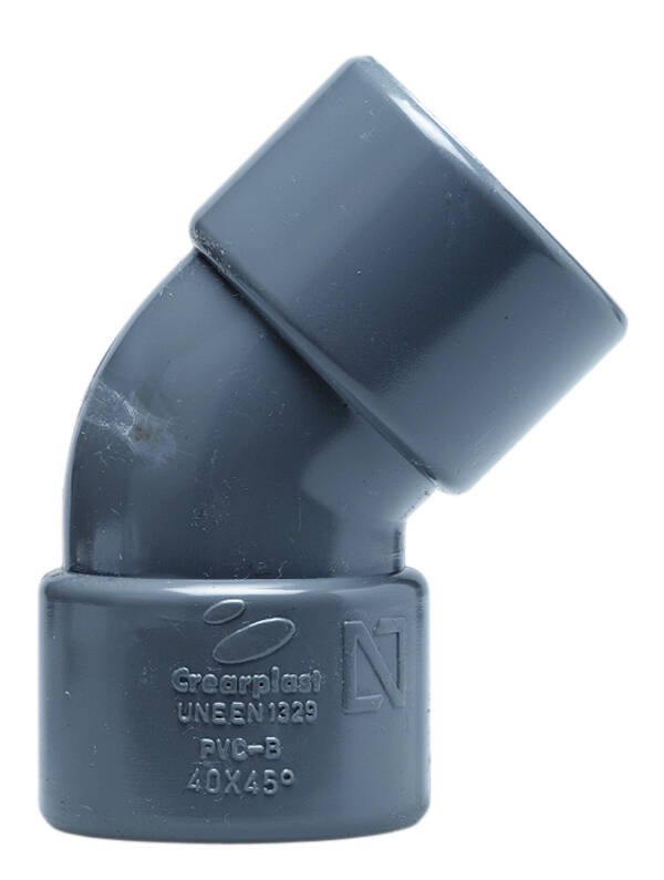 CODO PVC H-H 45 CREARPLAST