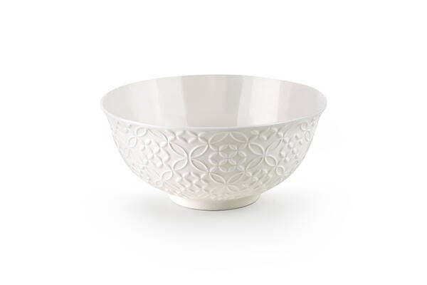 BOL CERAMICA JARDIN WHITE IBILI 16X7,3 CM 687900