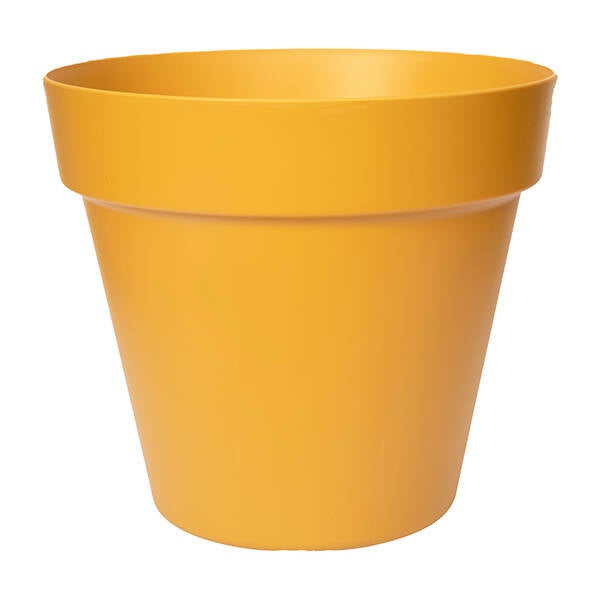 MACETERO EXT. PARIS MOSTAZA ELHO 40 CM 1004381