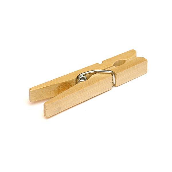 PINZA ROPA MADERA 24 U CUNCIAL 72 MM 201010