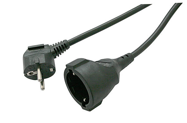 PROLONGADOR CABLE NEGRO 3G1.5 16A DH 2 M 36762/2/N