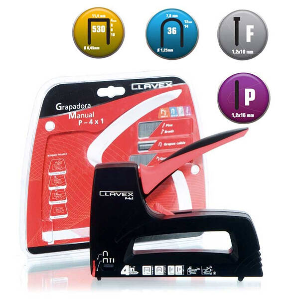 GRAPADORA MANUAL P-4X1 CLAVEX - 3705