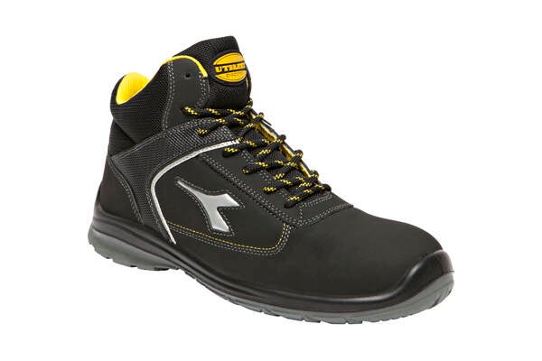 BOTA PIEL NOBUCK S3 NEGRA DIADORA 46 BLITZ MID
