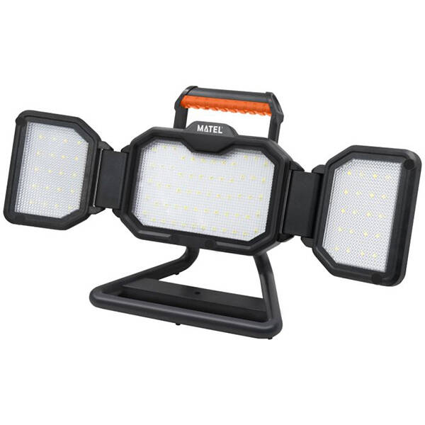PROYECTOR LED 3 FOCOS IP54 RECARG MATEL 50 W 29801