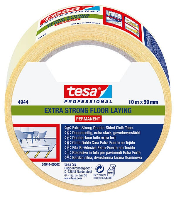 CINTA DB CARA MOQUET RUGOSO TESA 10 MX50 MM 04944-00002-12