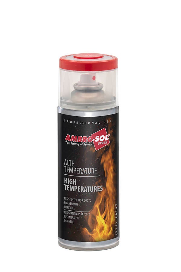 PINTURA SPRAY ANTICALORICA ROJO FRENOS AMBRO-SOL 400 ML V400TEMP.8