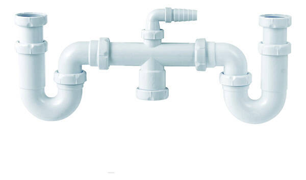 SIFON DOBLE FREGADERO CUR S-30 D.40 JIMTEN 1''1/2 07028