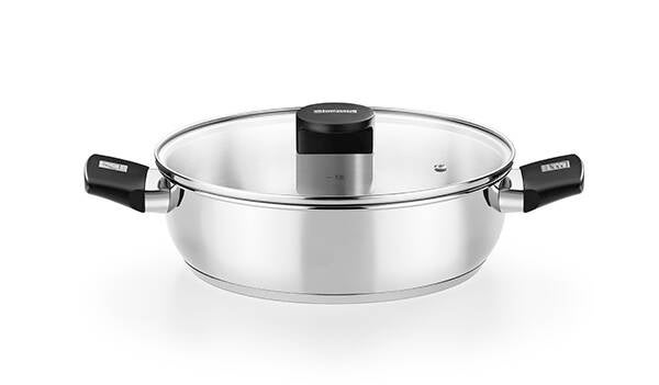 CACEROLA BAJA INOX ELITE MONIX 26 CM M246026