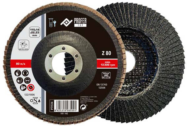 DISCO LAMINAS POLIFAN Z60 PROFER TOP 115 MM PT1515