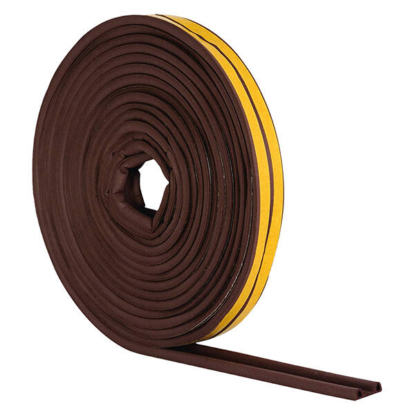 BURLETE CAUCHO TUBULAR MARRON PROFER HOME 6MX9 MM PH1553