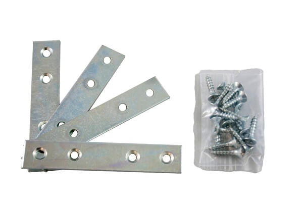 PLACA RECTA UNION ZN BL.4 PZS PROFER TOP 40X15 MM PT0667