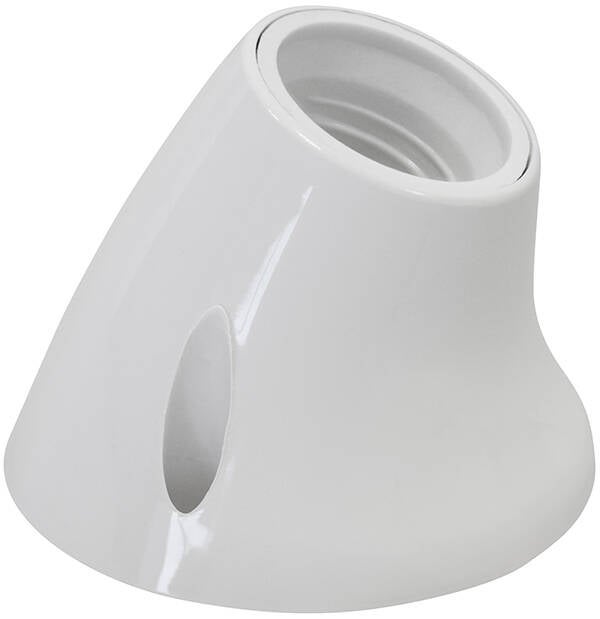 PORTALAMPARAS ZOCAL CURVO E27 BL PROFER HOME 250 V PH1377