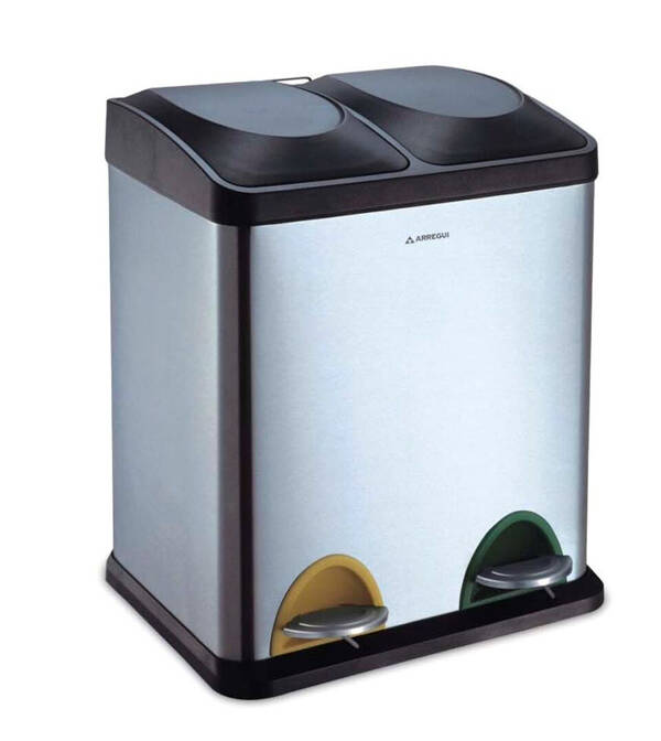 CUBO PEDAL 2 CONTENED STEP BIN ARREGUI 30 L CR705