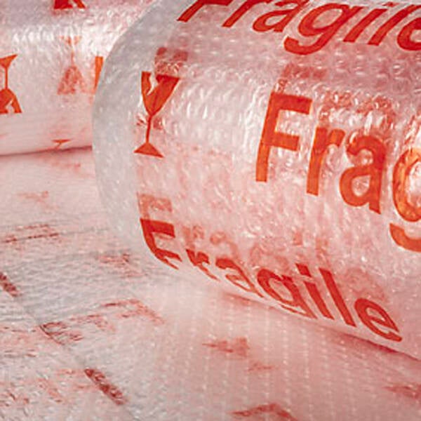 PLASTICO BURBUJA ROLLO FRAGILE FUN&GO 60CM X 5MT 20073