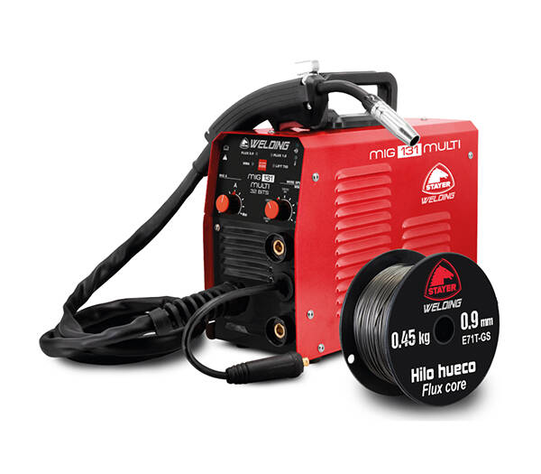 GRUPO SOLDAR INVERTER MIG+B.HILO 0.9 STAYER 120A/30% MIG131F+B