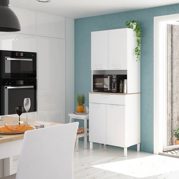 MUEBLE AUXILIAR COCINA 4P+1CJ FORES 186X72X40 0F9940A