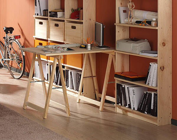 CABALLETE MADERA PINO STAND. ASTIGARRAGA 75X75 CM CAB01