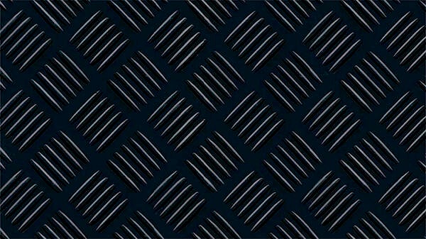 PAVIMENTO CHECKER CAUCHO NEGRO 3MM PROFER TOP 1X10 M PT1858