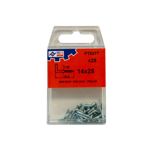 ESCARPIAS ROSCA ZN C/25 PZS PROFER TOP 16X30 48307-PT0278