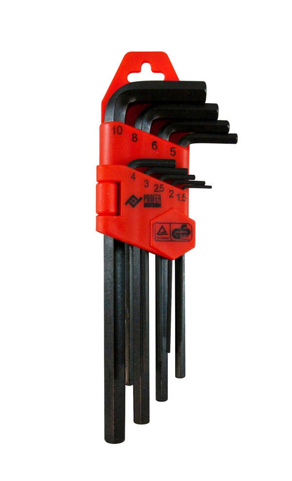 LLAVE ALLEN LARGA 9PZ PROFER TOP 1,5-10 MM PT0813