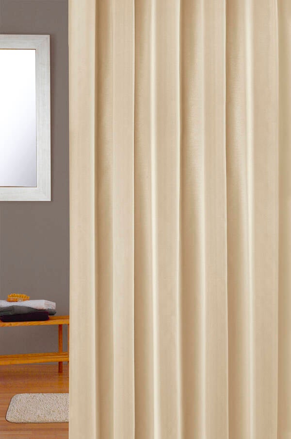 CORTINA BAÑO POLIESTER BEIGE COTEXSA 180X200 CM 40123