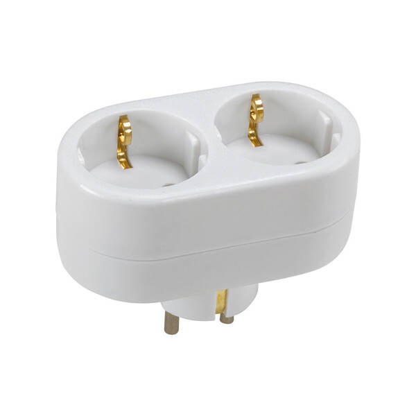 ADAPTADOR SCHUKO 2 TOMAS FRONT SIMON 16 A CL118604