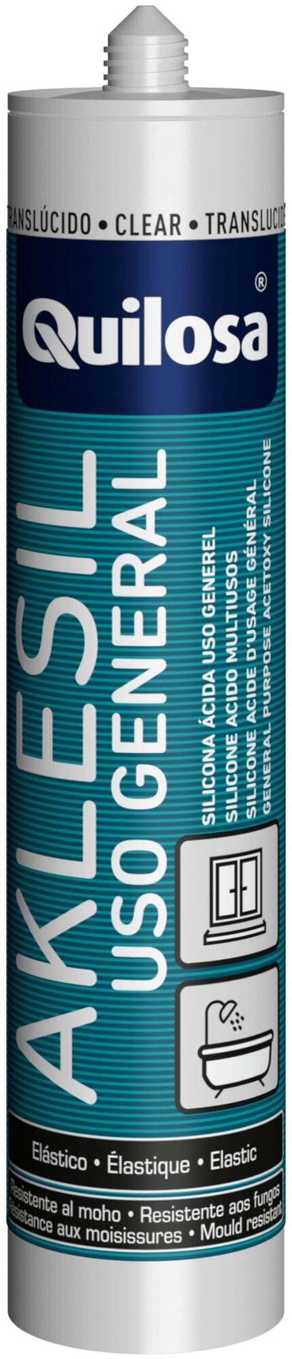 SILICONA CARTUCHO AKLESIL 280 ML