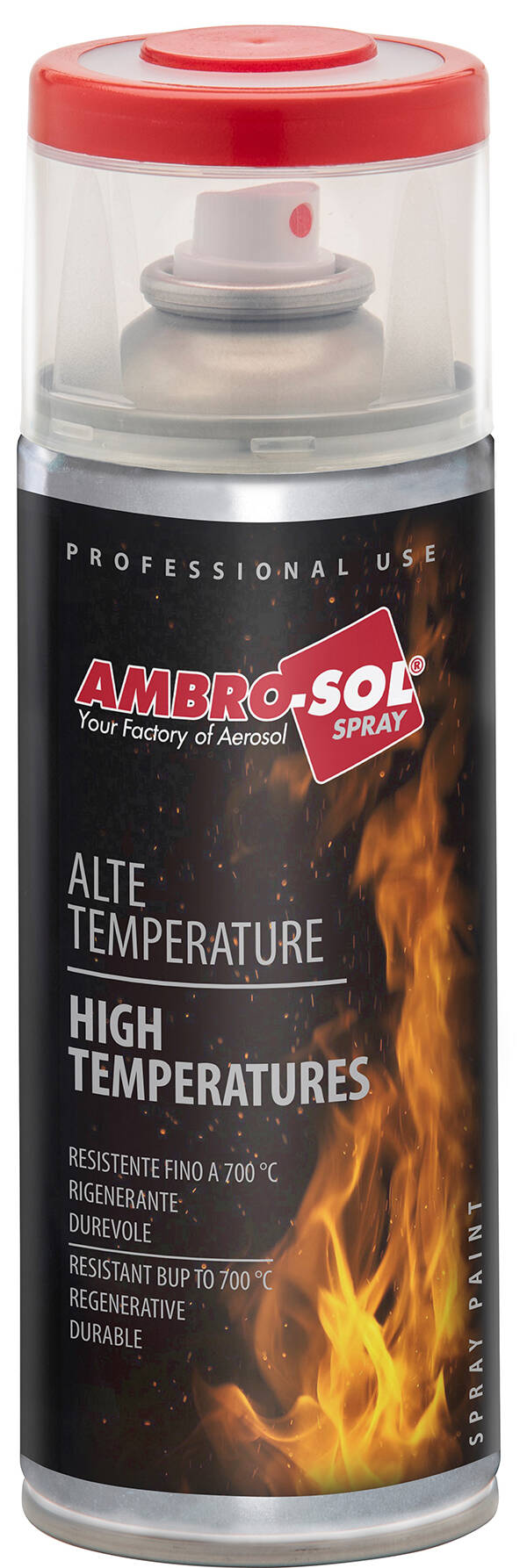 PINTURA SPRAY ANTICALORICA ALUMINIO AMBRO-SOL 400 ML V400TEMP.2