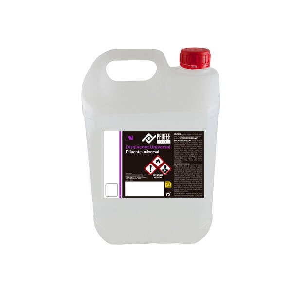 DISOLVENTE UNIVERSAL PLASTICO PROFER HOME 5 L PT1804