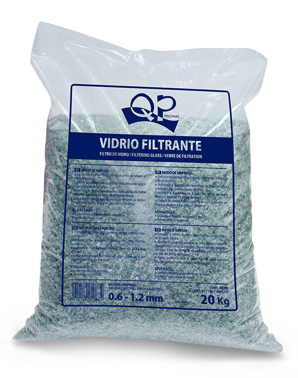 VIDRIO FILTRANTE PISCINA QUIMICAMP 20 KG 500047