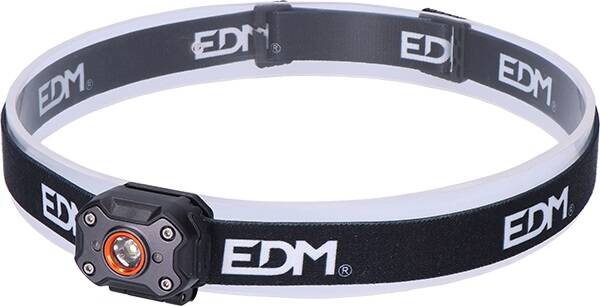 LINTERNA FRONTAL CABEZA LED RECARGABLE EDM 8 W 36417