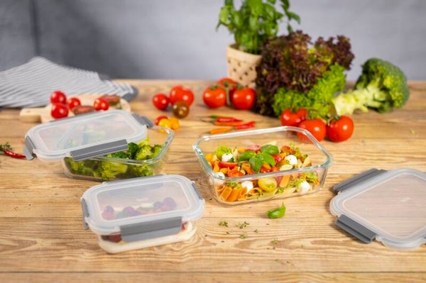 HERMETICOS PORTA ALIMENTOS VIDRIO SET-3 KUHN RIKON - 24034