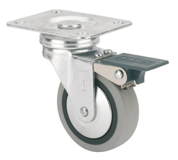 RUEDA GOMA GRIS (B) ALEX 60 MM B(1-0549)