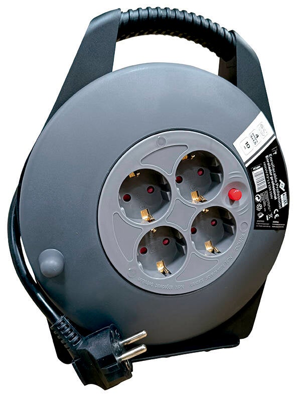 ENROLLACABLE 4T 15MT 3X1,5 MM PROFER TOP 3200 W PT1695