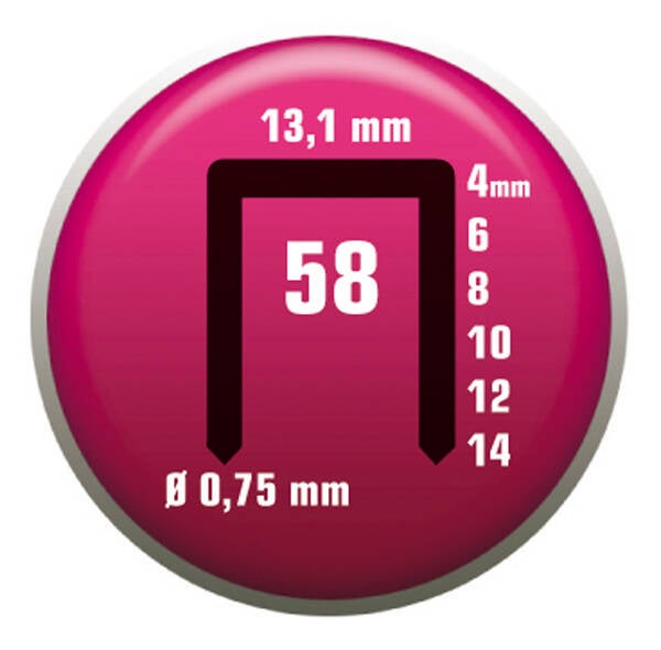 GRAPA 58/12 C/5000 CLAVEX 12 MM 4005