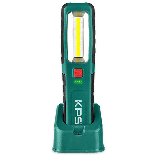 LAMPARA PORTATIL RECARGABLE LED Y BASE KORPASS 10 W 24674