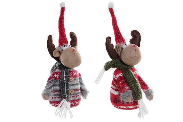 MUÑECO POLIESTER RENO ITEM 13X15X28 NV184099