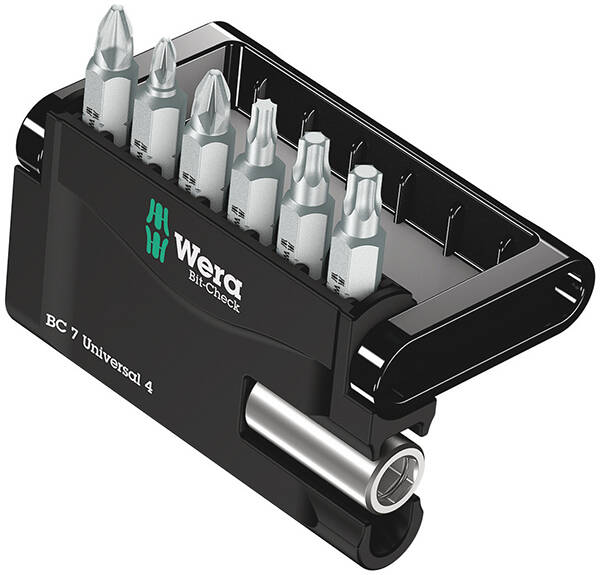 SET 6 PUNTA+ADAPTADOR B-CHECK WERA 1/4'' 05135810001