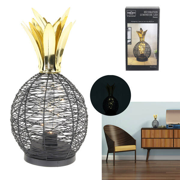 LAMPARA LED SOBRE MESA PIÑA CMP - LA9967