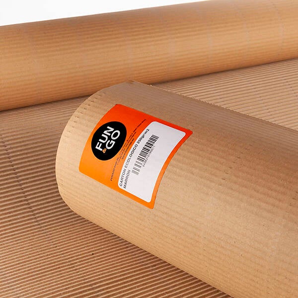 CARTON ONDULA ECOL MARRON FUN&GO 0,90X5 M 10001