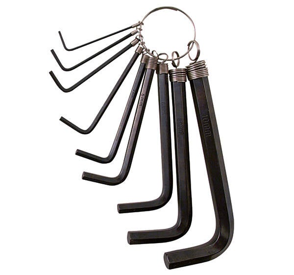 LLAVE ALLEN CORTA ANILLA 9P PROFER TOP 1,5-10 MM PT0818