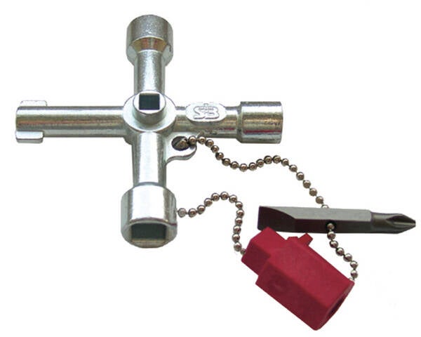 LLAVE ARMARIOS GAS/AGUA/ELECTR PROFER TOP - PT0042