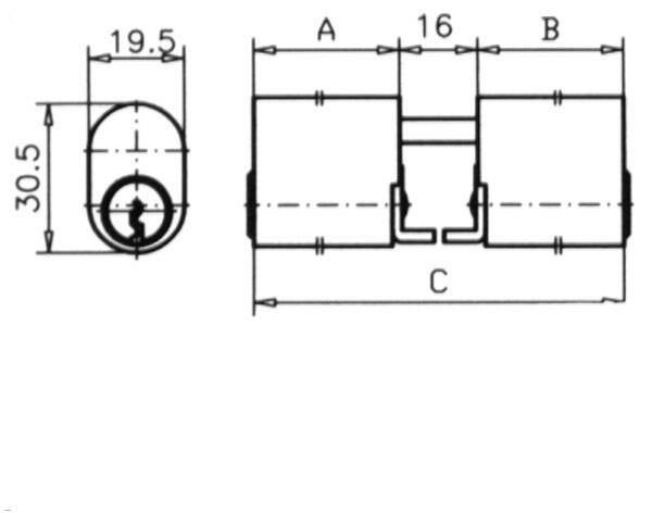 BOMBILLO OVALADO HOMOLOG ERZ 1964LP CVL 30X30 MM ERZ5964/3030/3