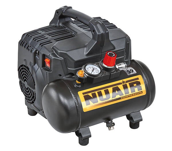 COMPRESOR 1HP S/ACEITE 8BAR AIRUM 6 L SILTEK NUAIR