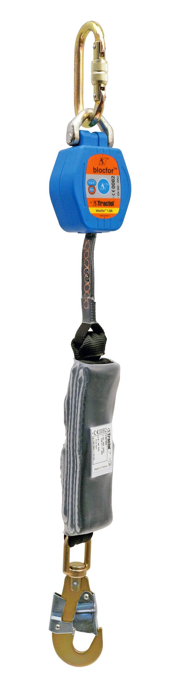 DISPOSITIVO ANTICAIDA HOR/VERT 1,8M TRACTEL 150 KG BLOCFOR 1,8
