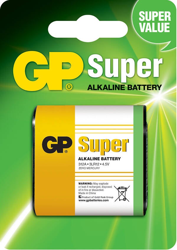 PILA ALCALINA 3LR12 BLIS 1 UDS GP GP 4,5 V 312A-B1