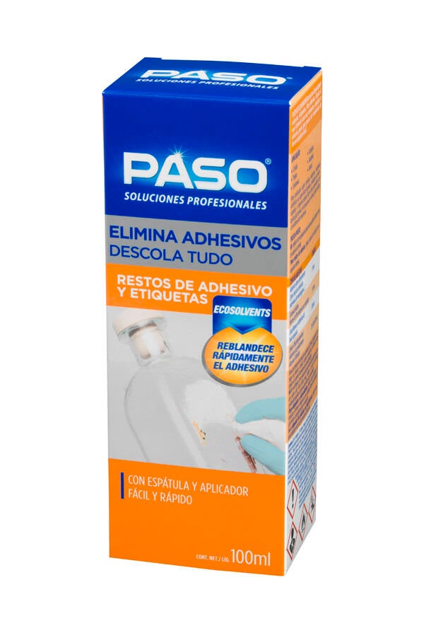 QUITA ADHESIVOS PROFESIONAL PASO 100 ML 703114