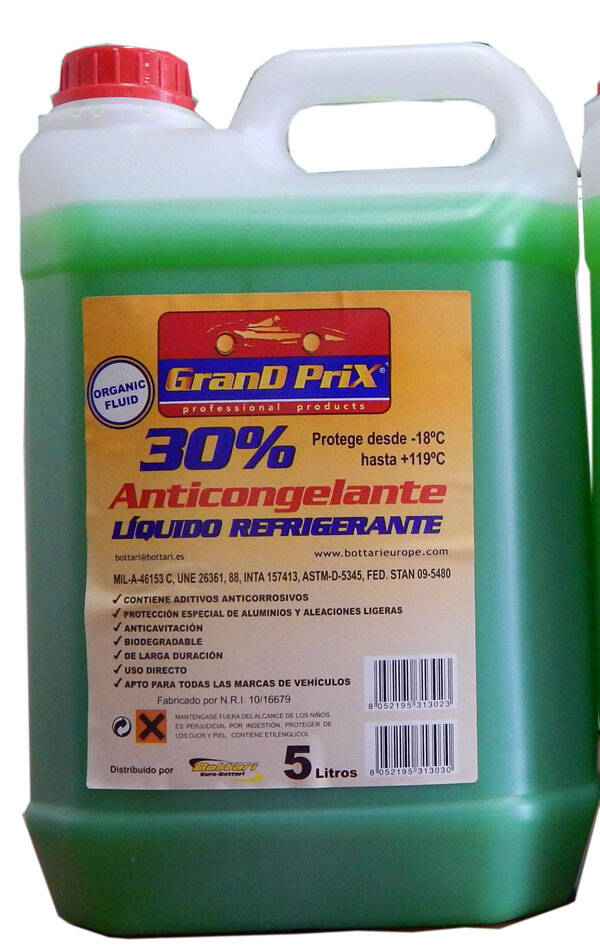 ANTICONGELANTE REFRI. 30% BOTTARI 5 L 31303E